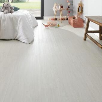 Brico Dépôt Lame pvc clipsable gris blanchi l. 15 x l. 93,5 cm. ép. 3,2 mm offre