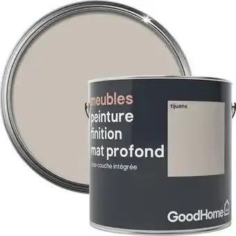 Brico Dépôt Goodhome peinture de rénovation meubles acrylique mat profond beige tijuana 2 l offre