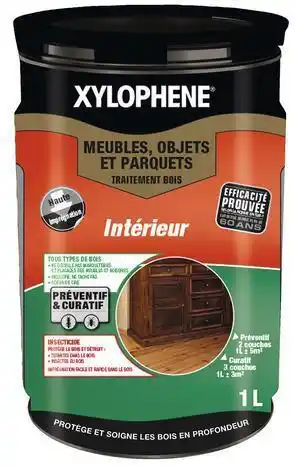 Xylophene traitement meubles objets et parquets "xylophene" 1l