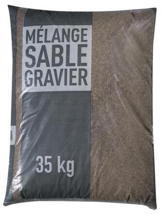 Brico Dépôt Mélange sable et gravier pour béton sac de 35 kg offre