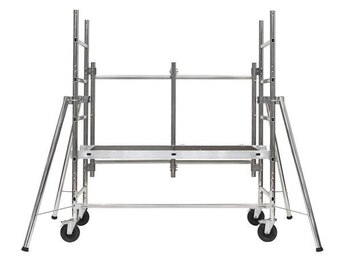 Brico Dépôt Europa echafaudage aluminium pliant hauteur travail 2,70 mètres offre