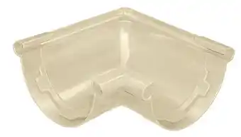 Brico Dépôt Angle 90 ° universel de gouttière demi-ronde sable 25 mm offre