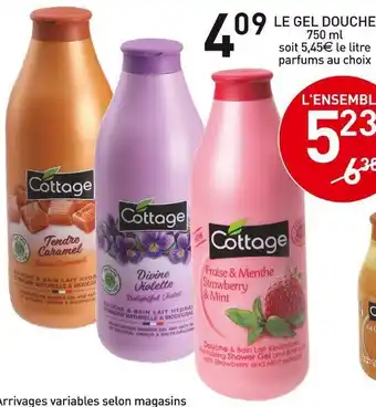 Stokomani Cottage le gel douche offre