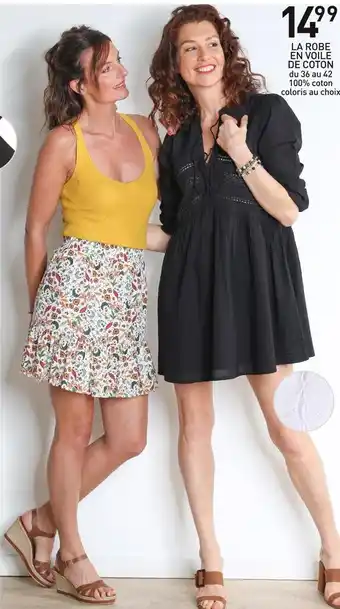 Stokomani La city la robe en voile de coton offre