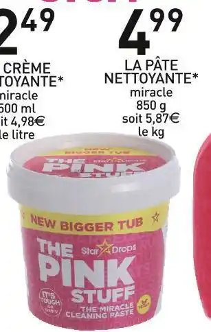 Stokomani The pink stuff la pâte nettoyante* offre