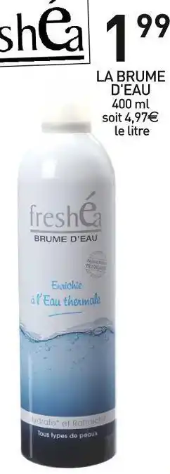 Stokomani Freshéa la brume d'eau offre