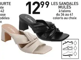 Stokomani Mim les sandales mules offre