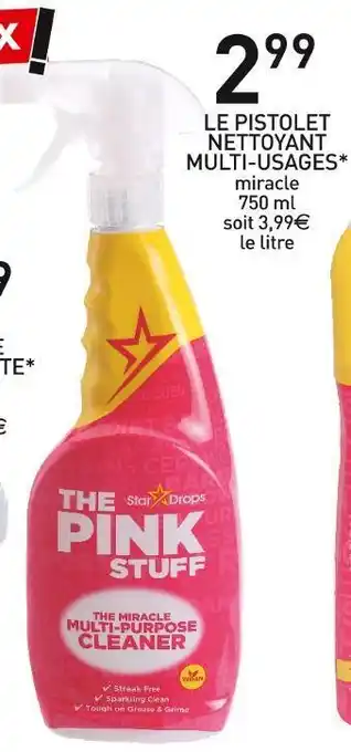 Stokomani The pink stuff le pistolet nettoyant multi-usages* offre