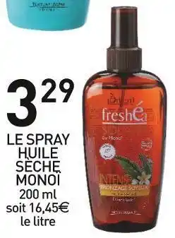 Stokomani Freshéa le spray huile sèche monoï offre