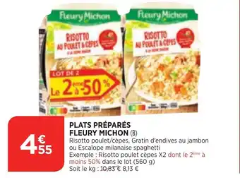 Bi1 Plats Préparés Fleury Michon offre