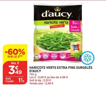 Bi1 Haricots Verts Extra Fins offre