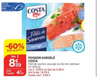 Poisson Surgelé Costa