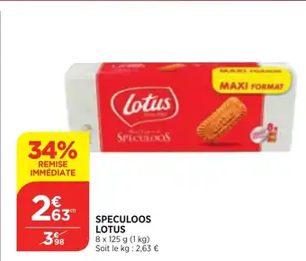 Bi1 Speculoos Lotus offre