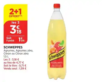 Bi1 Schweppes offre