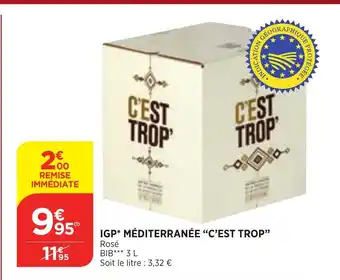 Bi1 Igp Méditérranée offre
