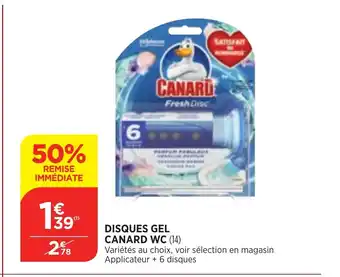 Disques Gel Canard Wc