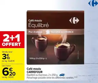 Carrefour Café moulu Carrefour offre