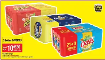 Migros Boissons oasis offre