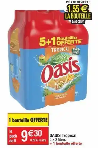 Migros Boissons oasis offre