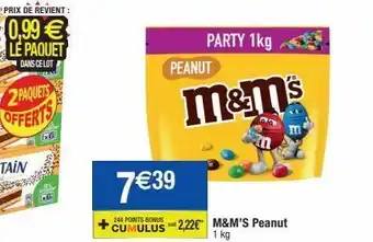Migros M&m's m&m's offre