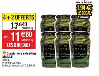 Cornichons maille