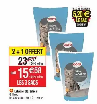Litière pour chats cora