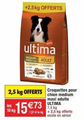 Migros Croquettes pour chien ultima offre