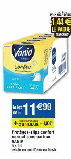 Protège-slips vania
