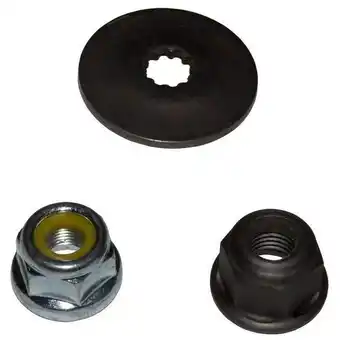 E.Leclerc Brico 4 Pcs Kit adaptateur fixation de lame débroussailleuse en métal offre