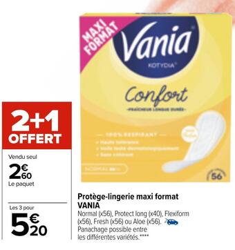 Carrefour Market Vania protège-lingerie maxi format offre