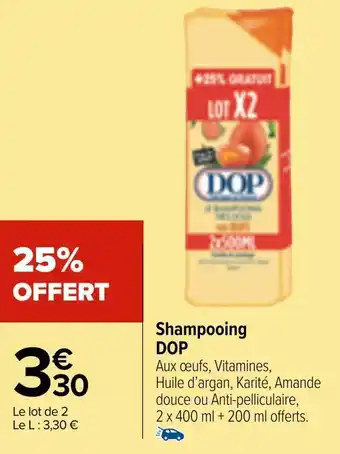 Carrefour Market Dop shampooing offre