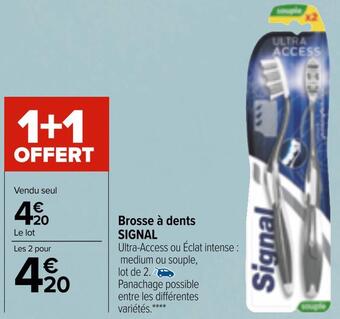 Carrefour Market Signal brosse à dents offre