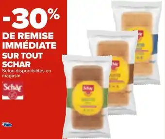 Schar bon plan sur tout schar