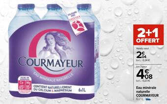 Carrefour Market Courmayeur eau minérale naturelle offre