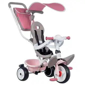 JouéClub Smoby tricycle baby balade plus rose offre
