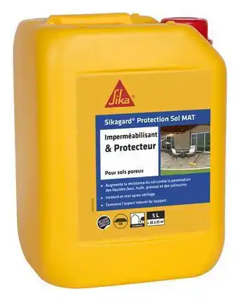 Brico Dépôt Sika protection sol mat 5l offre