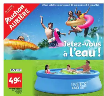 Auchan Direct Piscine Autoportee Easy Set Ronde offre