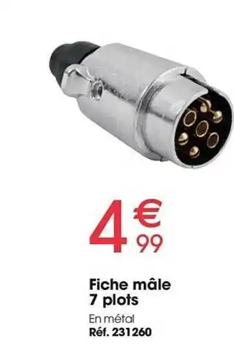 Fiche Mâle 7 Plots