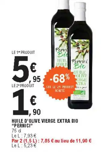 E.Leclerc Huile D'olive Vierge Extra Bio offre