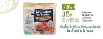 La Vie Claire Grignottes De Poulet offre
