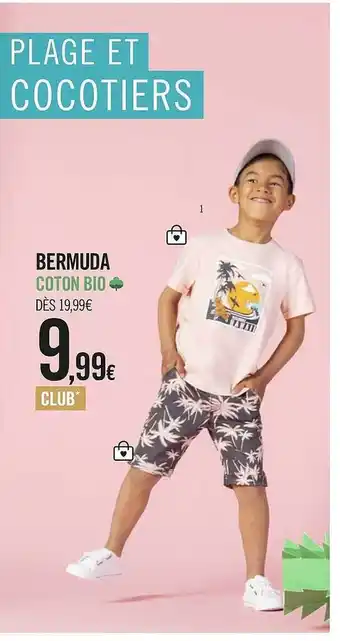 Bermuda Coton Bio