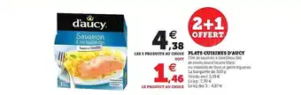 Super U Plats Cuisines D'aucy offre
