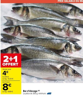 Carrefour Bar d'élevage offre