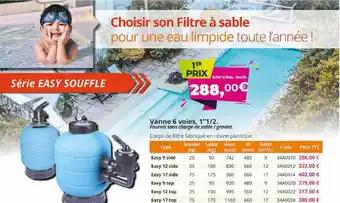SolidPool Série Easy Souffle : Vanne 6 Voies, 1 offre