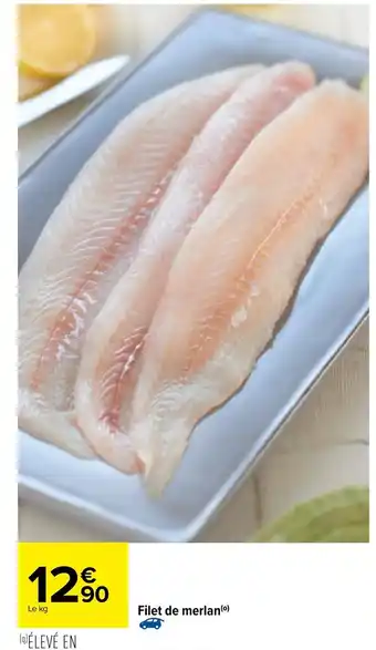 Carrefour Filet de merlan offre