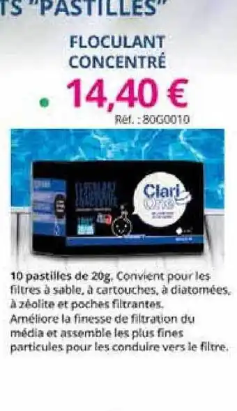 Floculant Concentré