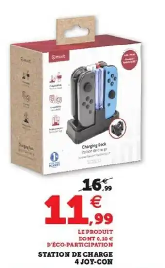 Hyper U Station de Charge 4 Joy-con offre