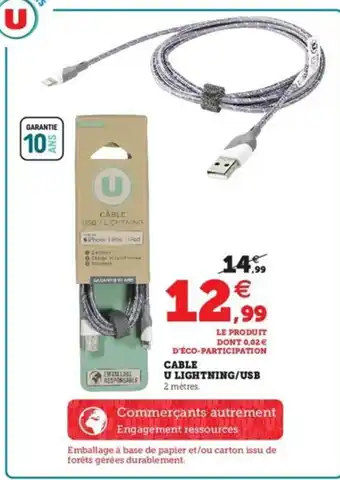 Cable U Lightning/USB