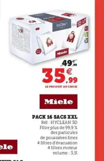 Hyper U Pack 16 Sacs XXL offre