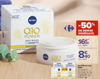 Carrefour Market Nivea soin q10 anti-rides offre